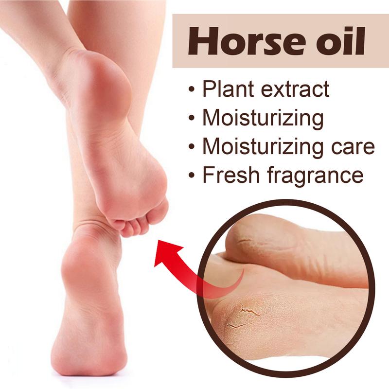 EELHOE Horse Oil Foot Cream Hydrating and Moisturizing Foot Cream Repair Dry, Cracked and Peeling Feet foot repair cream soak