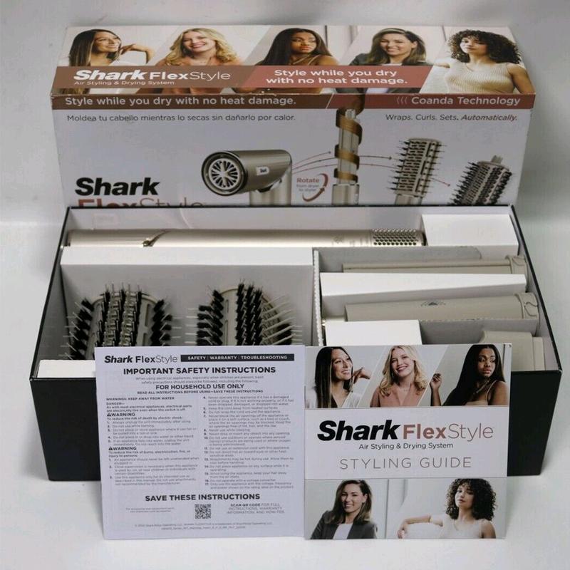 Flex shark Brush Dryer with 7 Interchangeable Attachments