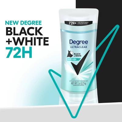 Degree Ultraclear Black + White Pure Rain 72-Hour Antiperspirant & Deodorant - 2.6oz Body Care Fragrance