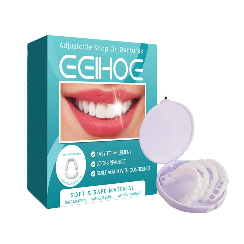 EELHOE Adjustable Snap On Dentures for Comfortable and Convenient Denture Care