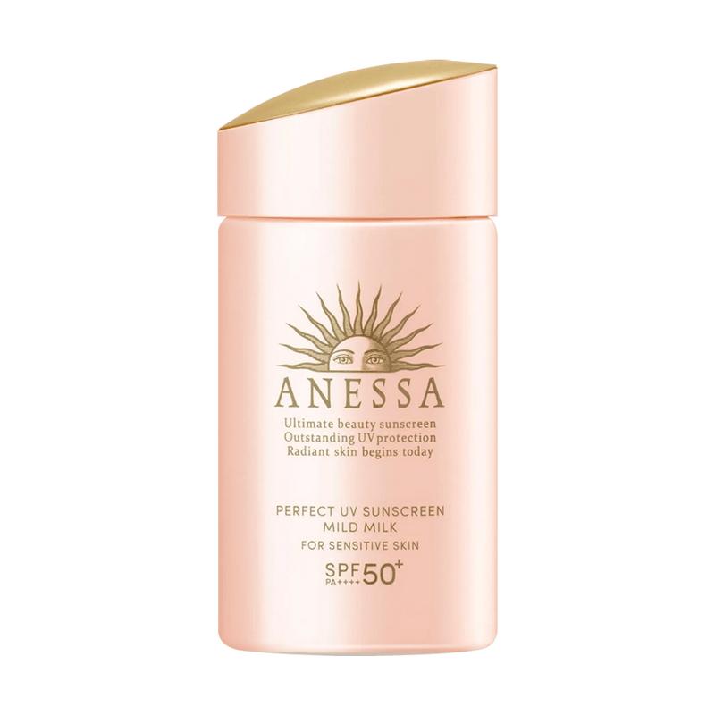 SHISEIDO ANESSA Perfect UV Sunscreen SPF50+ PA++++ – Gold Bottle, 2.03 fl oz – Gentle on Skin, Alcohol-Free