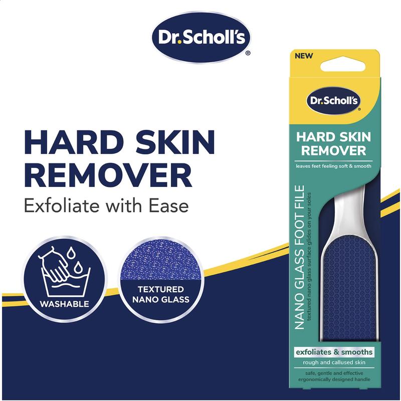 Hard Skin Remover Nano Glass Foot File - Foot Callus Remover, Durable Foot Scrubber, Dead Skin Remover, Hygienic Pedicure Tool, Long Lasting Foot Buffer, Soft Smooth Feet