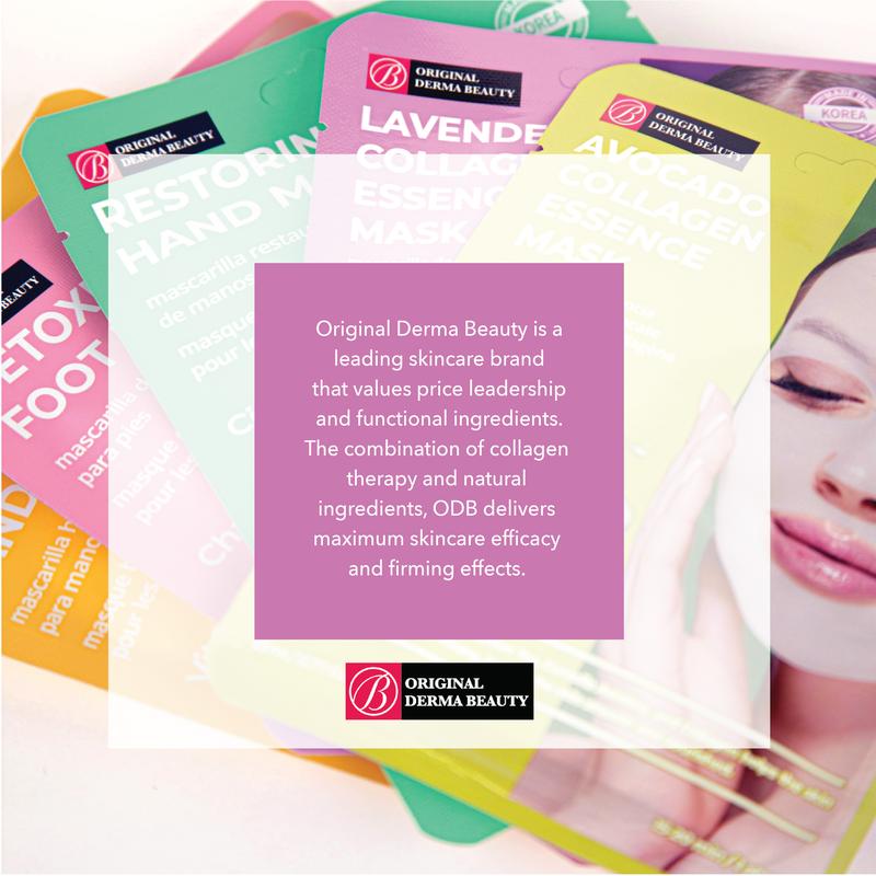 Original Derma Beauty Collagen Facial Sheet Mask 12,24,36PK - 12 Different Kinds Sheet Mask Assortment Korea Beauty Avocado Hydrating Korean Skincare Moisturize Aloe