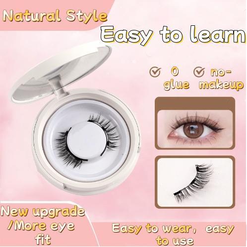 Magnetic Eyelashes Natural Look, Reusable Magnetic Eyelashes with Applicator, No Glue Needed Magnetic Eyelashes Magnetic Lashes Kit, Easy to Wear and Remove ,Makeup Lash Extensions yy lashes manga lashes lash clusters kit 6d  lash falsies