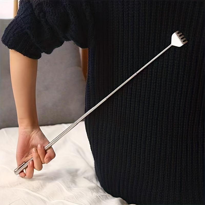 Retractable Back Scratcher, 1 Count Adjustable Back Massager, Back Scraping Tool for Men & Women