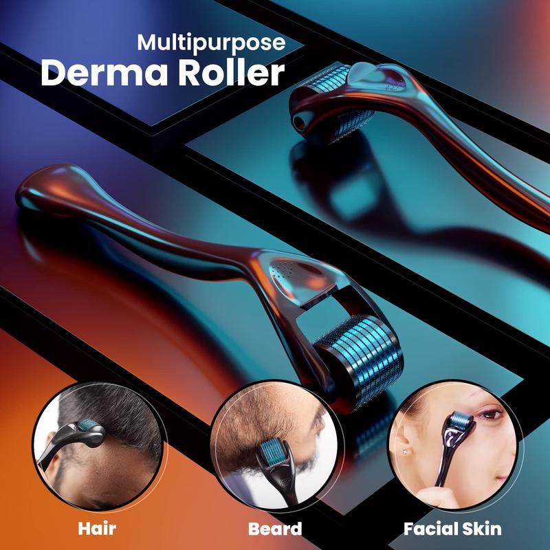 Derma Roller for Hair, Beard, Facial Skin 540 Micro Needles 0.25mm Beauty Device