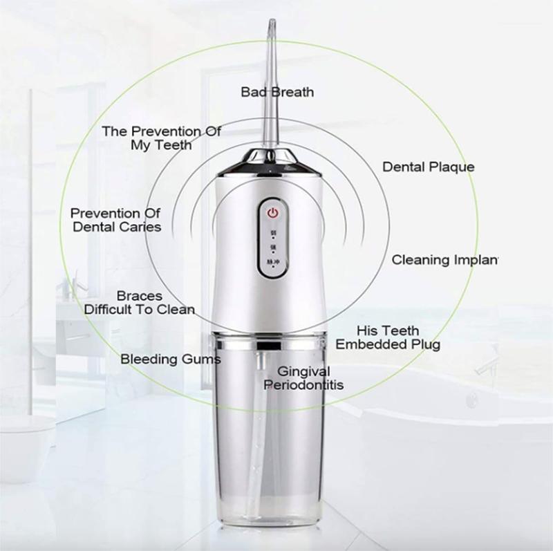 Electric Water Flosser for Professional Cleaning - 3 Modes, 4 Nozzles, Portable Christmas present