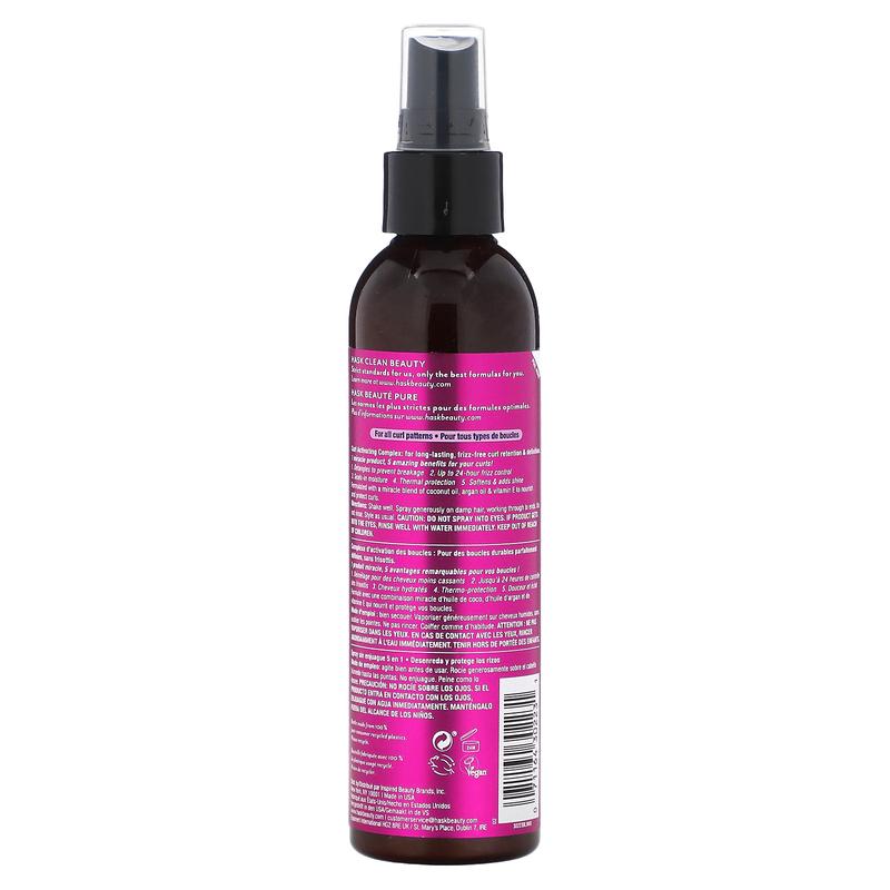 Hask Beauty Curl Care, 5-In-1 Leave-In Spray, 6 fl oz (175 ml)