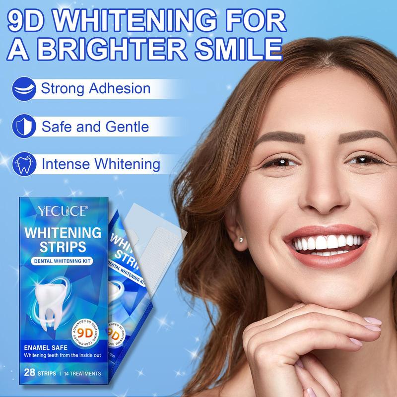 Teeth Brightening Strips, 2 Counts box Gentle Teeth Brightening Stickers, Teeth Care Strips, Oral Care Products for Women & Men