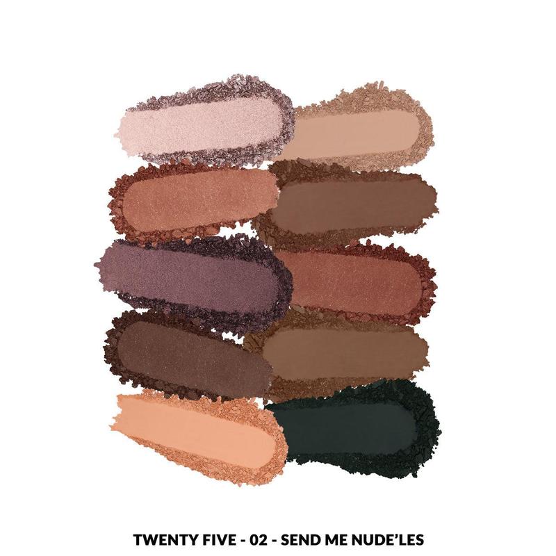 KimChi Chic Twenty Five Eyeshadow Palette - Matte and Shimmer Color Shades, Cosmetic Makeup