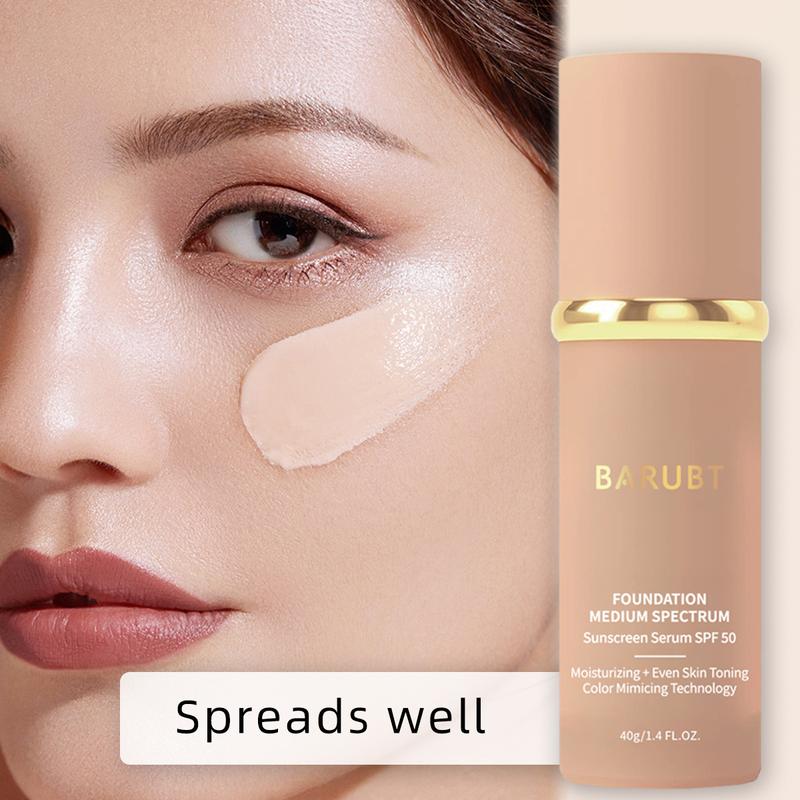 BARUBT4 in 1 concealer Mid spectrum foundation cream Moisturizing, Nourishing, Repairing, Nursing, Protection and Sunscreen SPF50