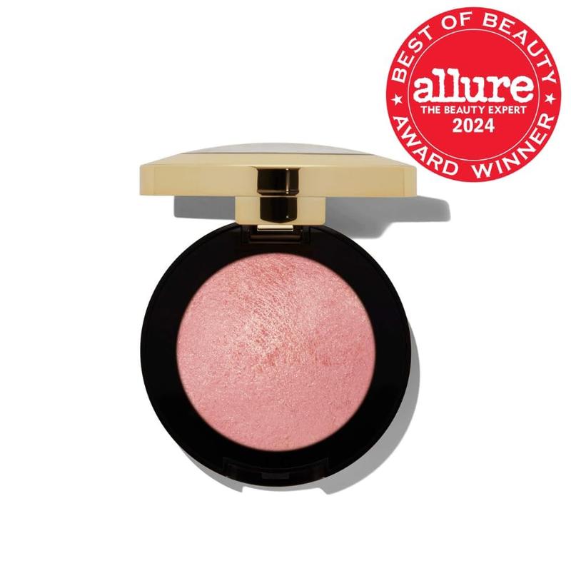 Baked Blush - Dolce Pink (0.12 Ounce) Cruelty-Free Powder Blush - Shape, Contour & Highlight Face for a Shimmery or  Finish