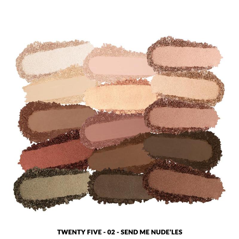 KimChi Chic Twenty Five Eyeshadow Palette - Matte and Shimmer Color Shades, Cosmetic Makeup