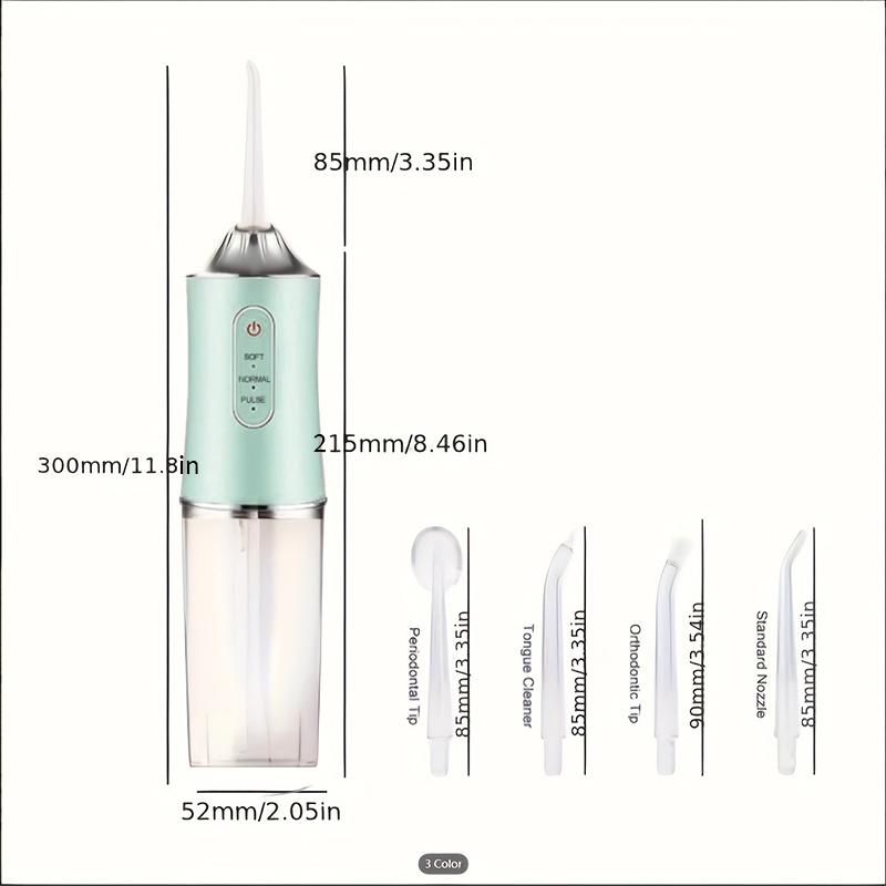 Electric Water Flosser for Professional Cleaning - 3 Modes, 4 Nozzles, Portable Christmas present