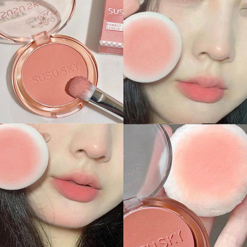 Long Lasting Blushes, 4pcs Natural Blushes For Daily Makeup, Lightweight Soft Color Shadow Blushes