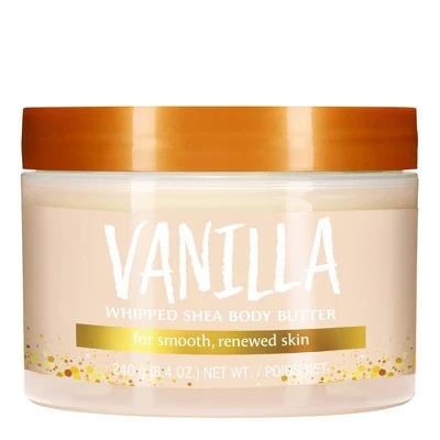 Tree Hut Vanilla Whipped Shea Body Butter Jasmine & Vanilla - 8.4oz Body Care Scent Coconut Cream Lightweight Moisturizer Smooth Comfort Moisturize