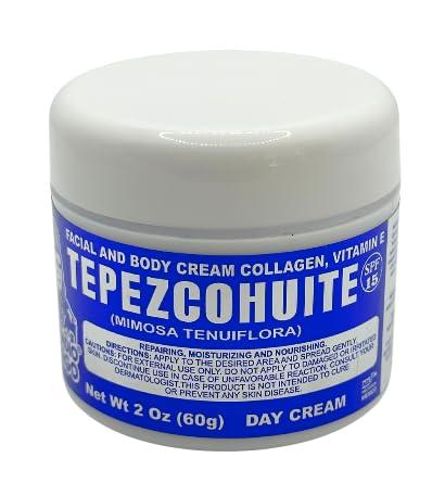 Del Indio Papago Facial Day Cream with Tepezcohuite 60g - Hydrating Day Cream for Skin and Face with Tepezcohuite Cream for Anti Aging, Rejuvinating Moisturize Moisturizer