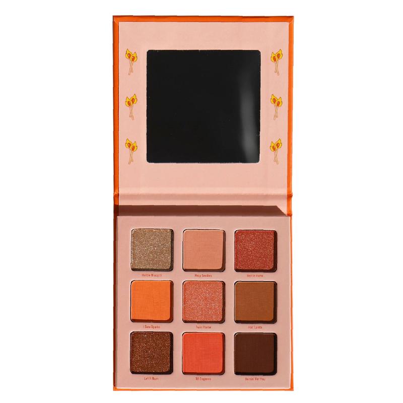 Half Caked Makeup Perfect Match 9 Pigment Palette - 5 Matte + 4 Duochrome and Shimmer Eyeshadows - Vegan & Cruelty-Free, 13.5g