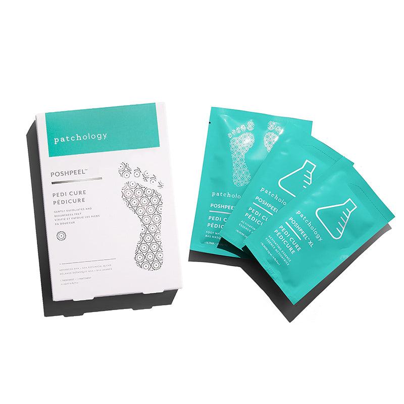 POSHPEEL Pedi Cure 1-Treatment Foot Peel ( Exfoliating and Peeling Foot Mask) Exfoliate and Smooth