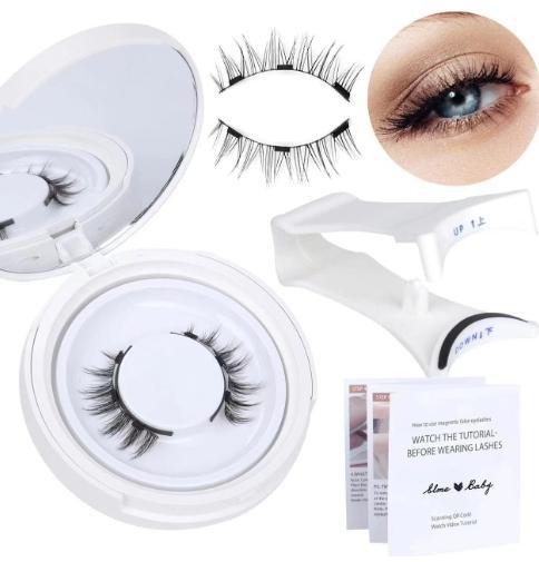 Magnetic Eyelashes Natural Look, Reusable Magnetic Eyelashes with Applicator, No Glue Needed Magnetic Eyelashes Magnetic Lashes Kit, Easy to Wear and Remove ,Makeup Lash Extensions yy lashes manga lashes lash clusters kit 6d  lash falsies