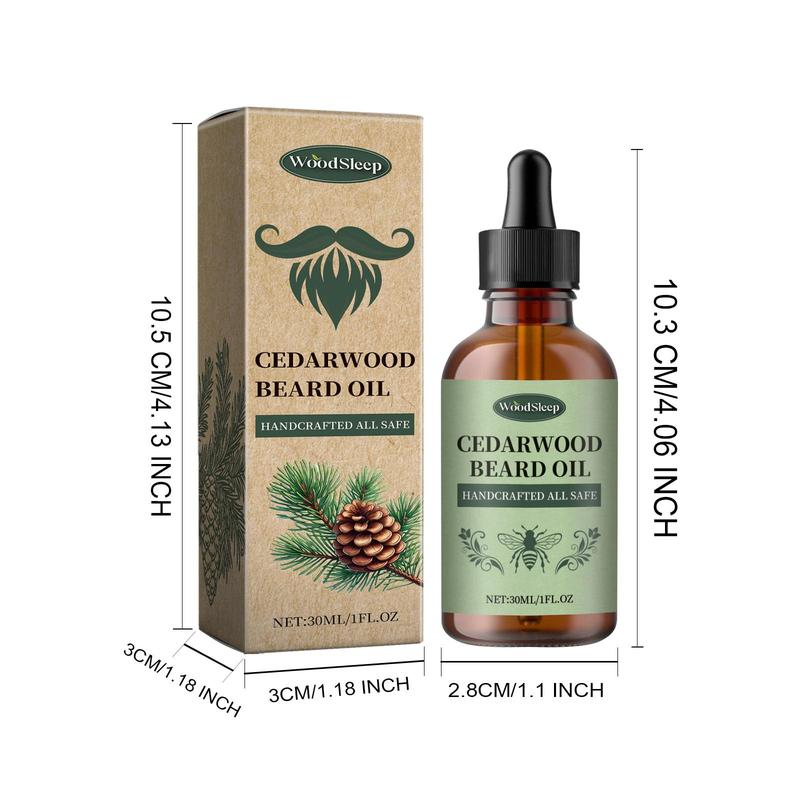 Cedarwood Beard Oil, Nourishing & Moisturizing Beard Care Oil, Beard Care Product for Men, Hair Care Product for Daily Use