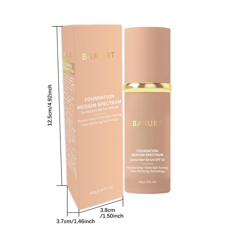 BARUBT4 in 1 concealer Mid spectrum foundation cream Moisturizing, Nourishing, Repairing, Nursing, Protection and Sunscreen SPF50