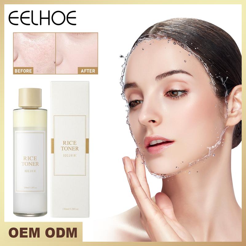 EELHOE Rice Toner, 77.78%  Rice Extract, Brightening Serum with Niacinamide, Moisturizing for Dry Skin, Vegan, Alcohol-Free, Fragrance-Free, PETA Approved,  Toner Hydrating Skincare Skin Repair Comfort Hydrating Moisturizing Toner