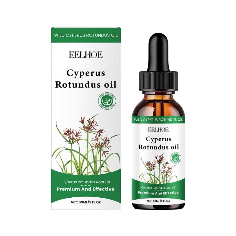 Cyperus Rotundus Oil, Cyperus Rotundus Oil for Hair Removal, 100% Natural Cypress Oil, Reduces Hair Growth, Soothes Skin, Ideal for Men & Women