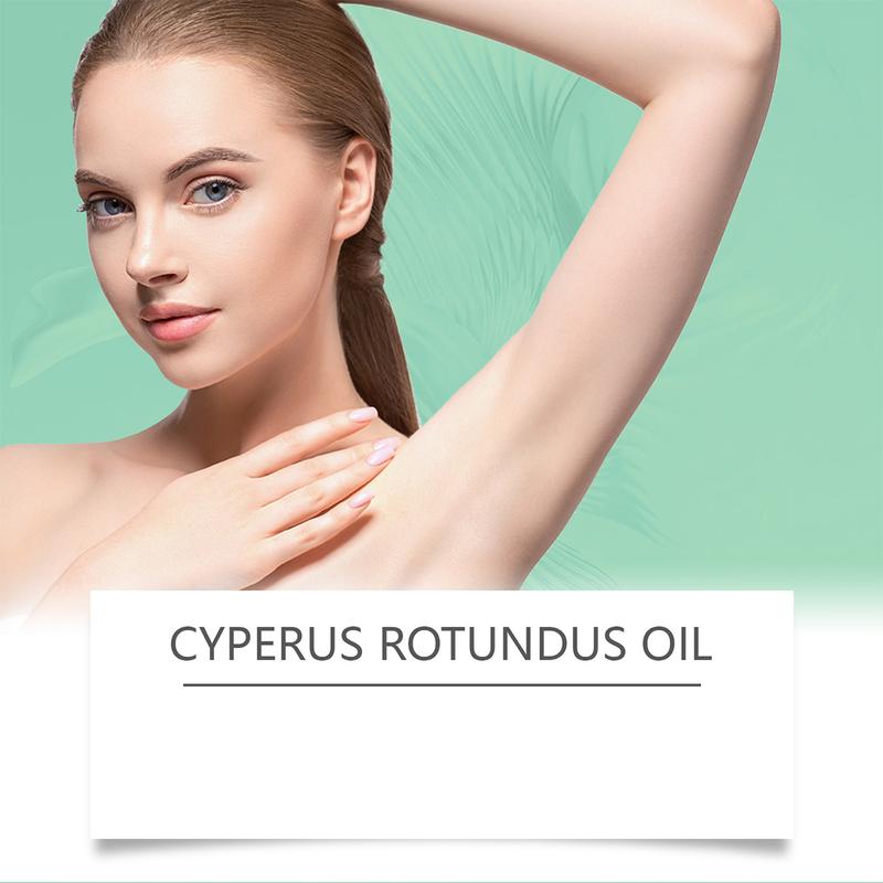 Cyperus Rotundus Oil, Cyperus Rotundus Oil for Hair Removal, 100% Natural Cypress Oil, Reduces Hair Growth, Soothes Skin, Ideal for Men & Women