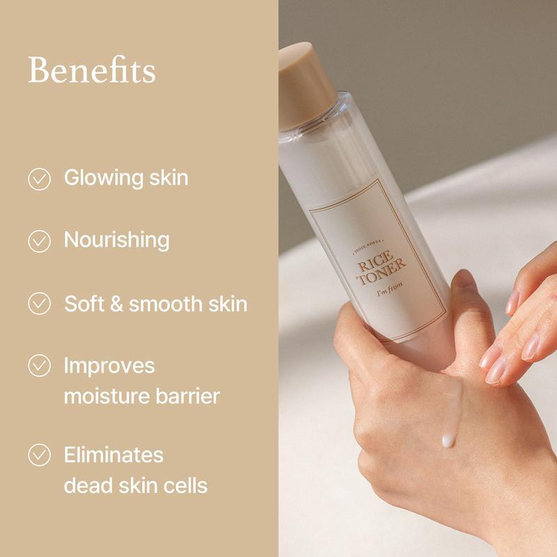 EELHOE Rice Toner, 77.78%  Rice Extract, Brightening Serum with Niacinamide, Moisturizing for Dry Skin, Vegan, Alcohol-Free, Fragrance-Free, PETA Approved,  Toner Hydrating Skincare Skin Repair Comfort Hydrating Moisturizing Toner