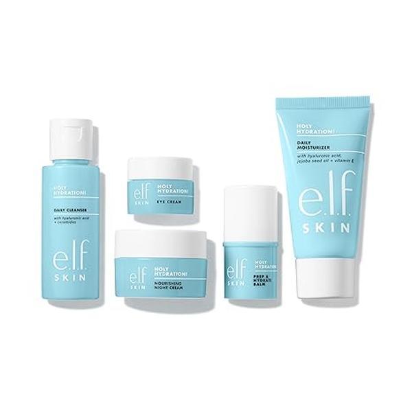 e.l.f. Jet Set Hydration Kit - Complete Skincare Routine for Nourished, Brightened, and Rejuvenated Skin - Skin Repair, Comfort Skin Repair Comfort