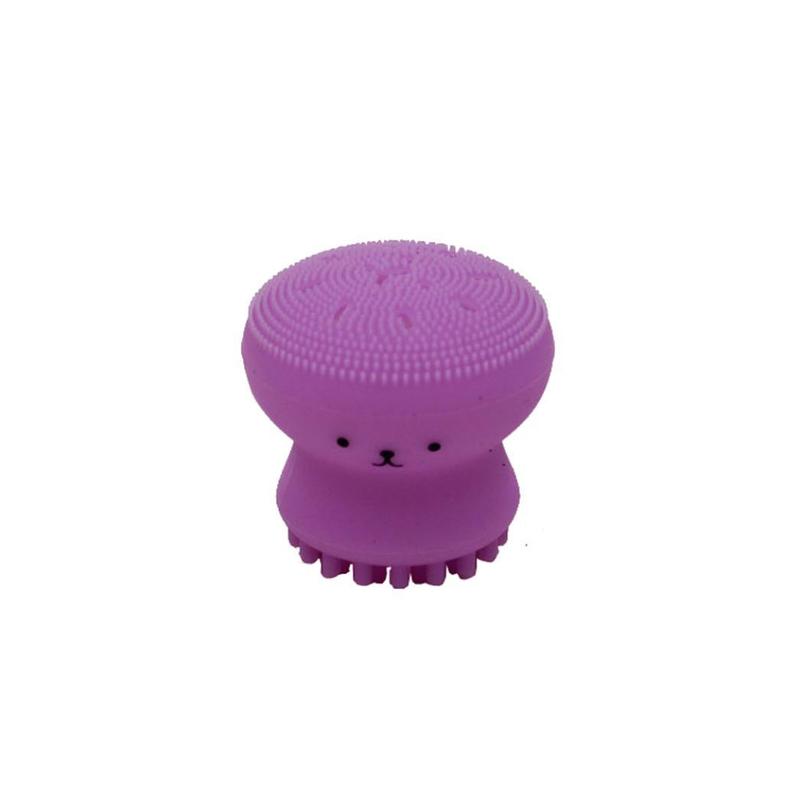 Exfoliating Jellyfish Shaped Silicone Face Scrubber, Facial Pore Cleaning Brush, Professional Makeup Tools for Women