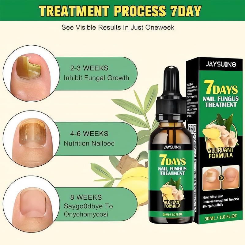 7 Days Nail GrowthSerumGinger Extract Nail Essence -Repairand Strengthen for Glowing,BeautifulNails