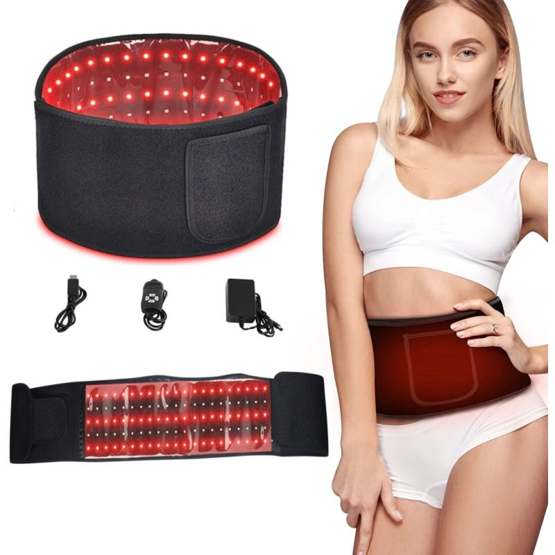 Red LED Light Therapy Waist Wrap Belt Pain Relief Laser Slimming Body Care