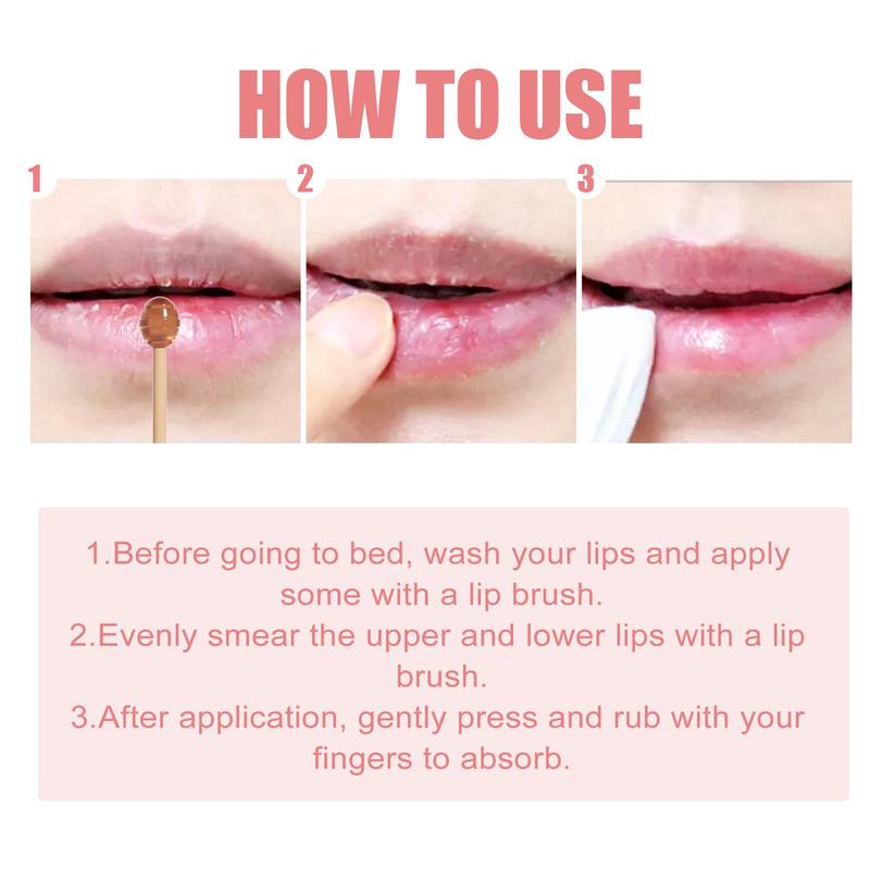 Strawberry Lip Mask, Moisturizing & Nourishing Lip Mask, Hydrating Lip Care Mask, Lip Care Product for Women & Girls