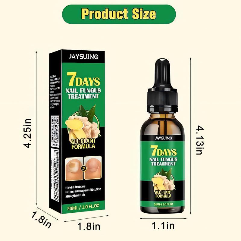 7 Days Nail GrowthSerumGinger Extract Nail Essence -Repairand Strengthen for Glowing,BeautifulNails