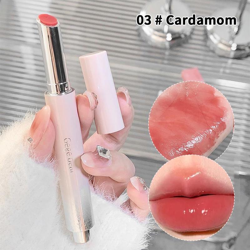 Long-lasting Moisturizing Lip Gloss, 1 Count Tinted Lip Balm, Glossy Lip Glaze Stick, Plumping Lip Oil Lipstick Lip Moisturizer Comfort and Hydrate Dry Lips, Lip Care Beauty Gifts for Women