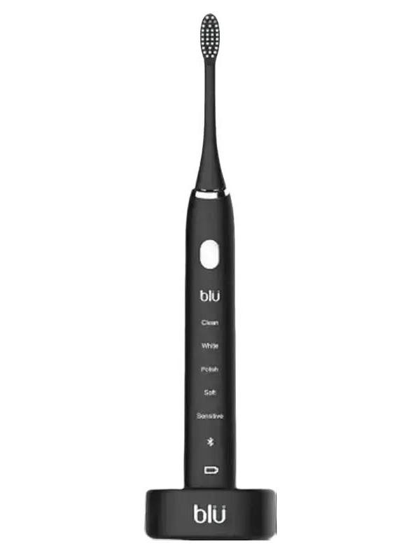 BLU Smart Toothbrush and App (Onyx Black) Whitening Sensitive Waterproof Oral Waterproof Oral rechargeable electric