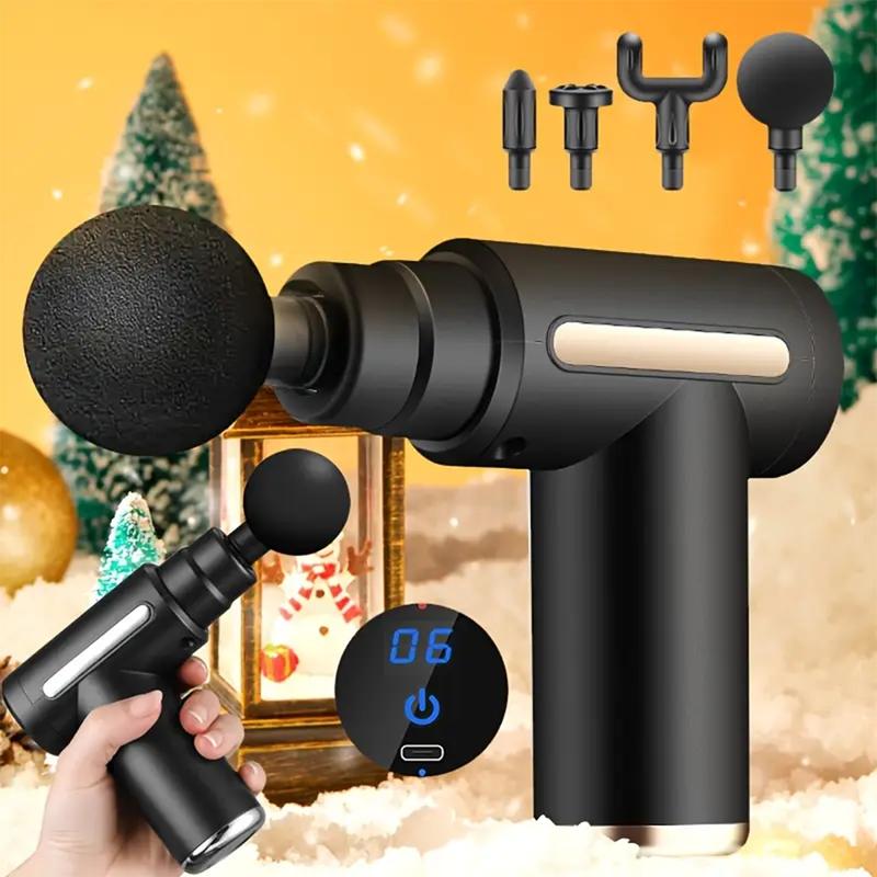 Portable Handheld Fascia Massage Gun: Ideal for Active People's Muscle Care Lightweight Comfort christmas 2024 ornament walmart display hanging