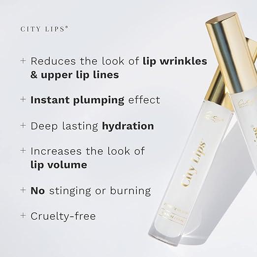 City Lips All-Day Plumping Lip Gloss, Hydrate & Volumize (0.16 fl. oz)