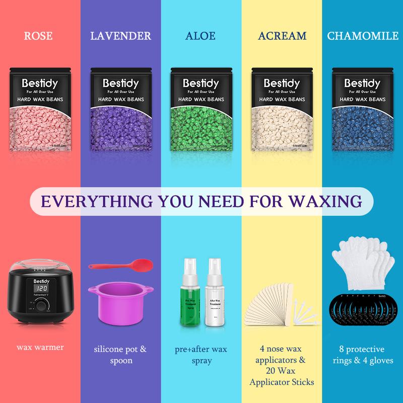 Bestidy waxing kit women and men wax at home