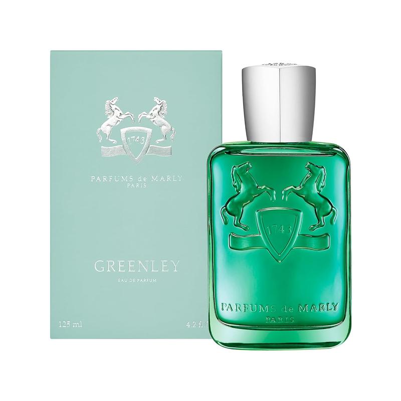 PARFUMS DE MARLY Greenley 4.2 Fl Oz(120ml), Lasting Fragrance Throughout The Day, Adding Charm Every Day, Christmas Party Gifts For The Family, New Year Gifts