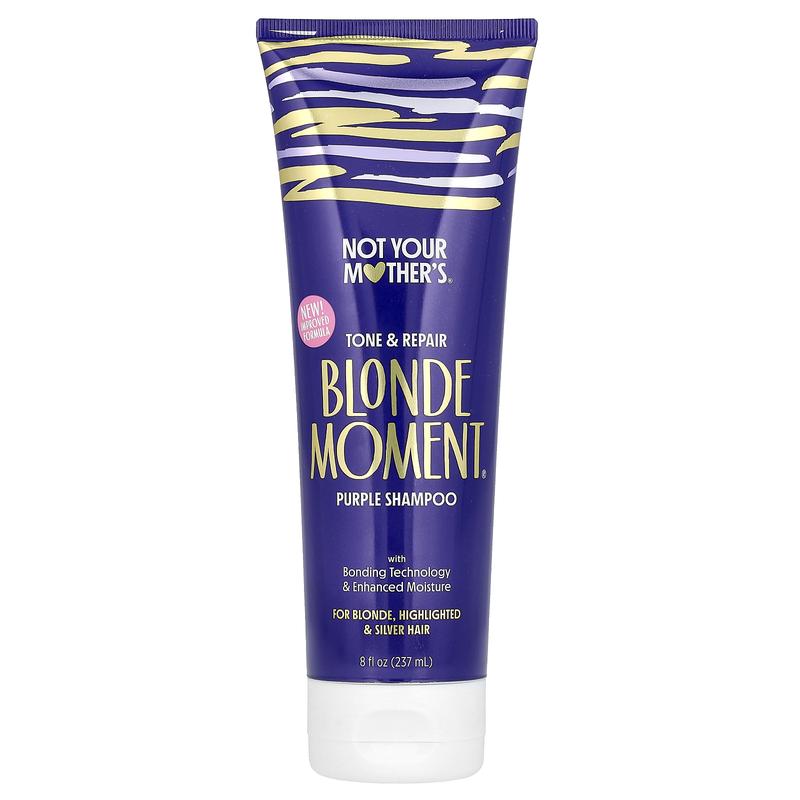 Not Your Mother's Blonde Moment, Tone & Repair Purple Shampoo,  For Blonde, Highlighted & Silver Hair, 8 fl oz (237 ml)