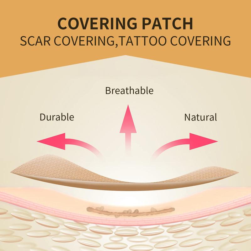 Invisible Concealer Patch Skin Tattoos Scars Concealer Cover Up Patch Invisible Waterproof Skin Color Cover Up Patch