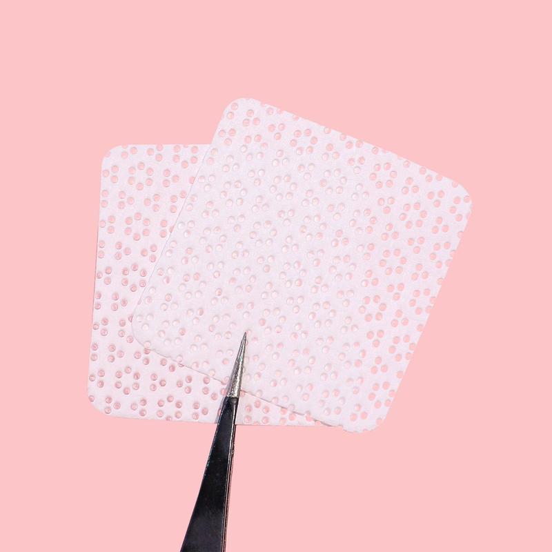 Nail Polish Remover Pad, 300pcs Nail Polish Glue Cleaning Pads, Absorbent Lint Free Nail Glue Wipes, Disposable Nail Glue Removal Wiping Sheets