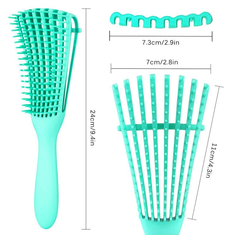 3 Pack Detangler Brush for  Hair, Afro   Hair Textured 3a to 4c Kinky Wavy Curly Coily Wet Dry Oil Thick Long Hair,  Your Scalp for Beautiful