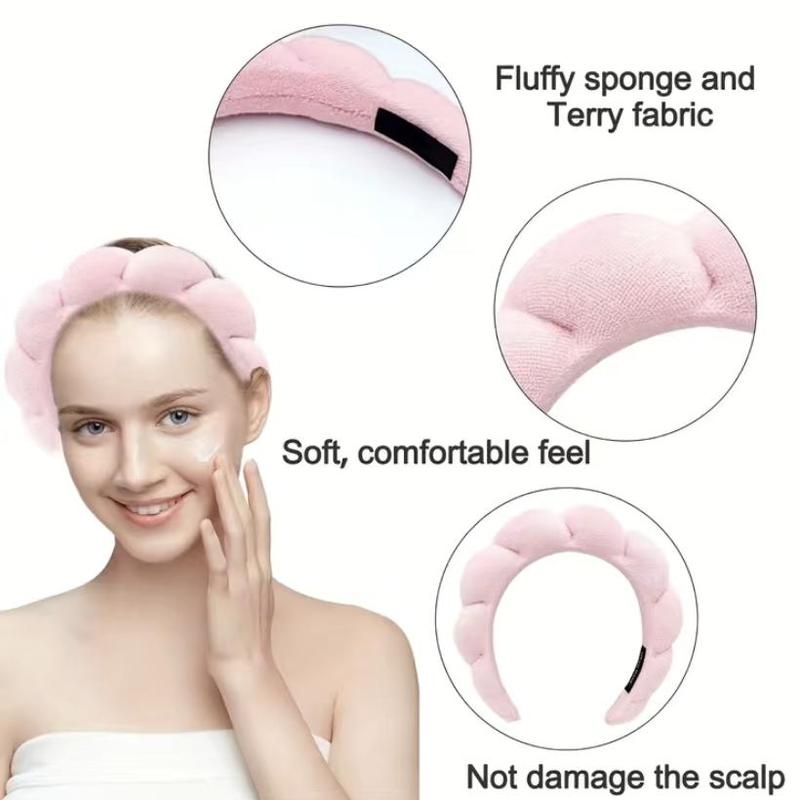 Skincare Ice Roller & Hair Band & Silicone Face Scrubber Set, 3 Counts set Face Massage Ice Block Skincare Tool, Beauty & Personal Care Product for Women