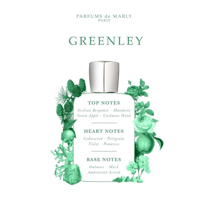 PARFUMS DE MARLY Greenley 4.2 Fl Oz(120ml), Lasting Fragrance Throughout The Day, Adding Charm Every Day, Christmas Party Gifts For The Family, New Year Gifts