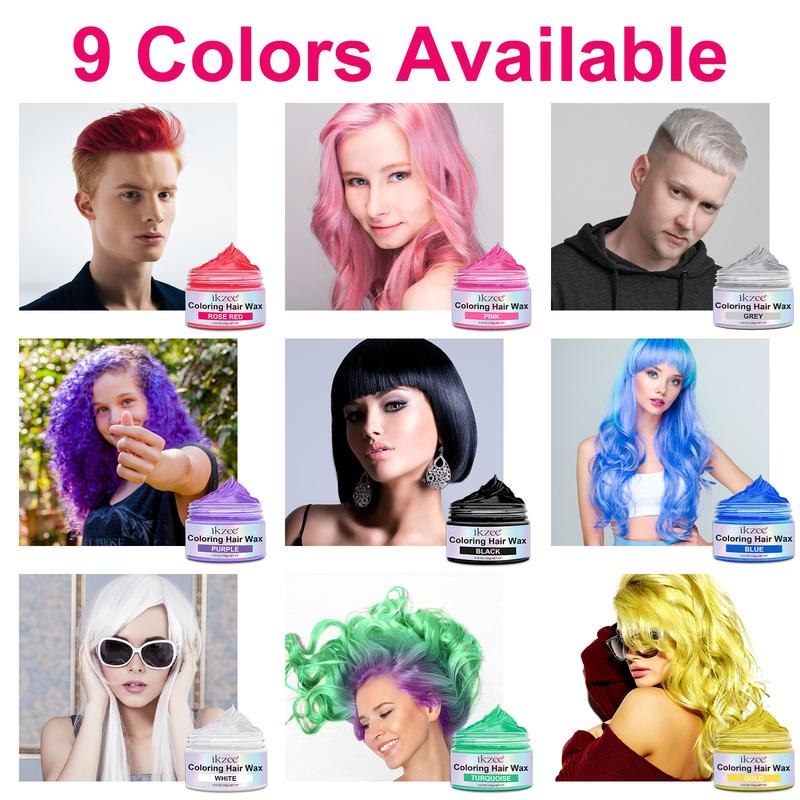 [live stream] ikzee 9 Colors DIY Hair Dye Wax 120g - Hair Dye