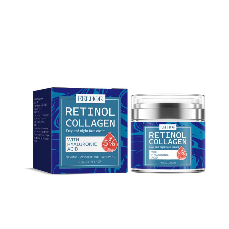 Collagen,Retinol&Hyaluronic Acid Cream - Anti-Aging Face Moisturizer for Face,Neck & Décolleté, Retinol Collagen Skincare Moisturizer, hydrating nourishing face lotion for women &men,hero rescue balm,in winter purpose face moisturizer Radiant Comfort